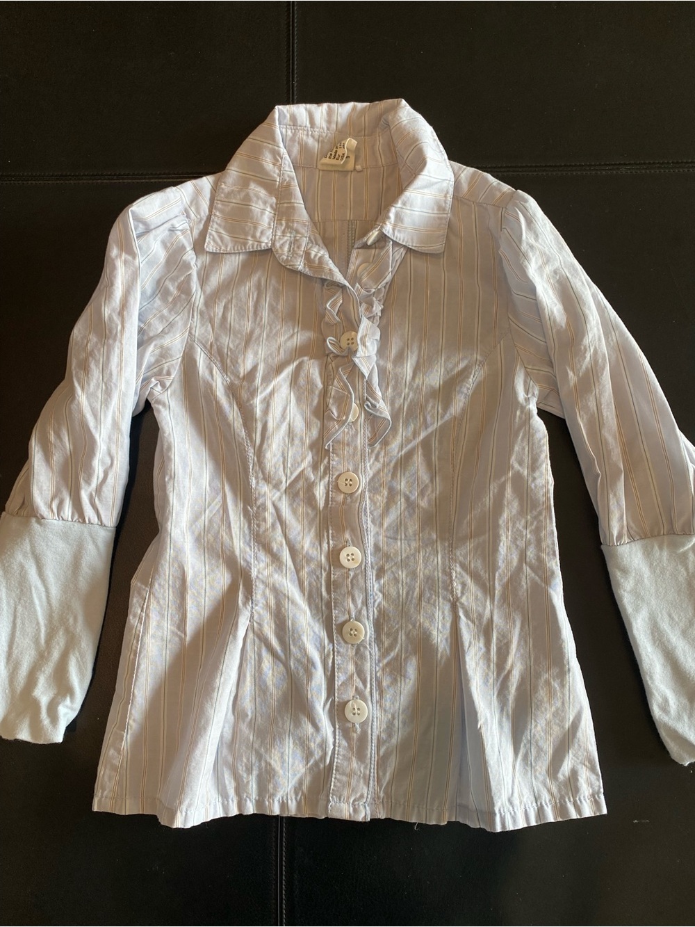 Jottum Girls Light Blue Striped Button-Up with ruffle. Classic Jottum.
EUR 116